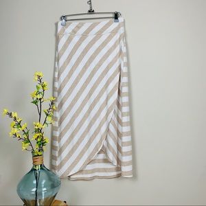 ATHLETA striped skirt